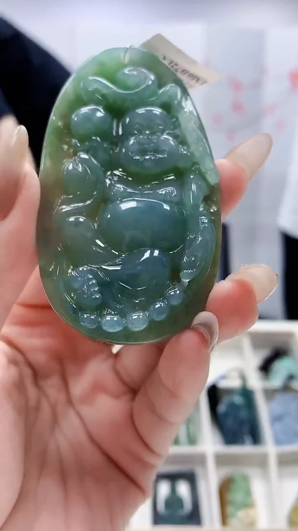 未镶嵌定制翡翠4917lr-毛货挂件93