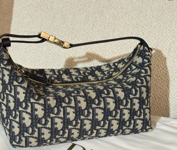 95新 DIOR/迪奥 DIOR/迪奥 老花饭盒单肩包bwz