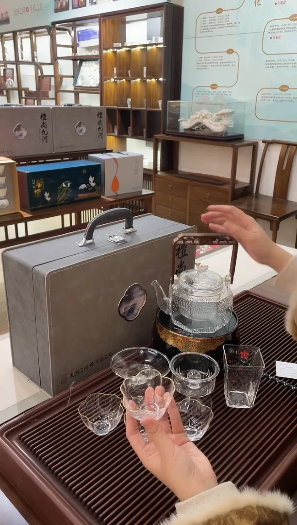 【闪购商品】九河蕴财壶套组大皮箱礼盒