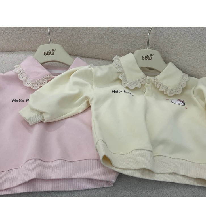 5115摩卡花边儿童卫衣