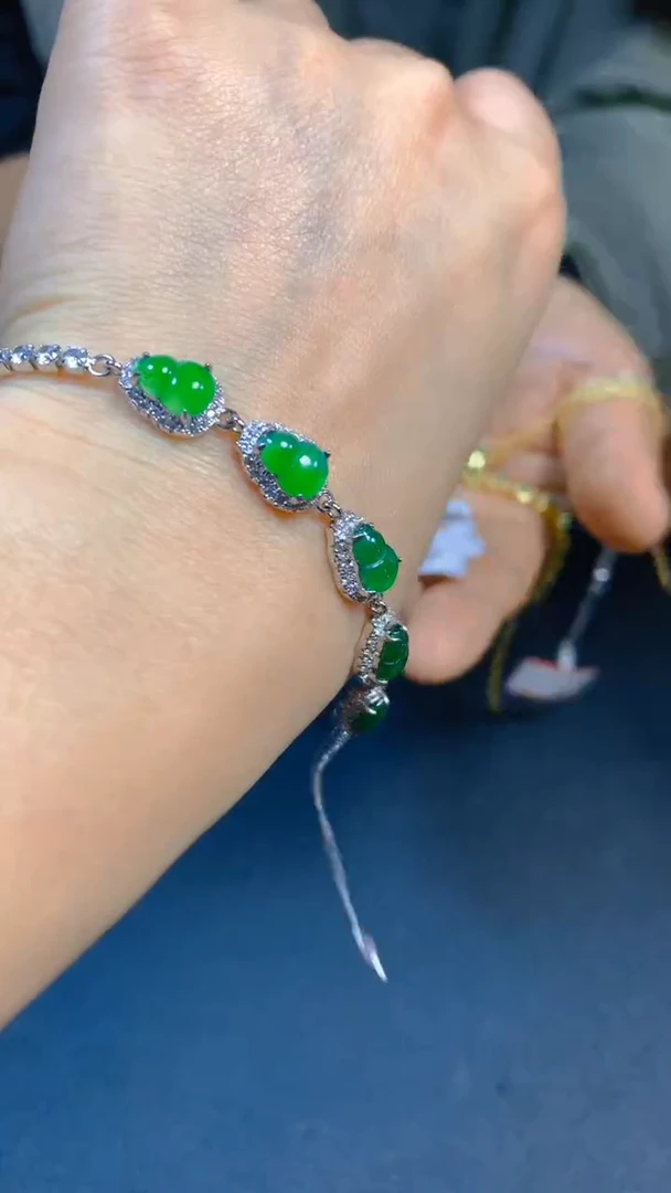 【闪购商品】翡翠手链未镶嵌0833628376/多样性发一
