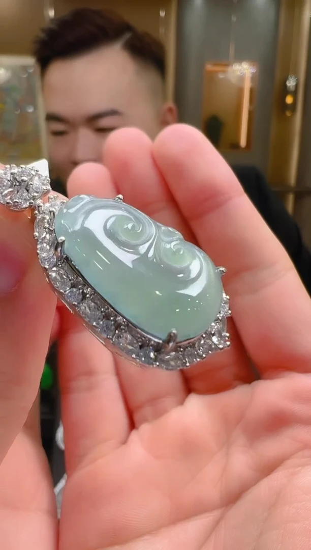 吊坠(不含链)未镶嵌翡翠天然A货翡翠多样性发一