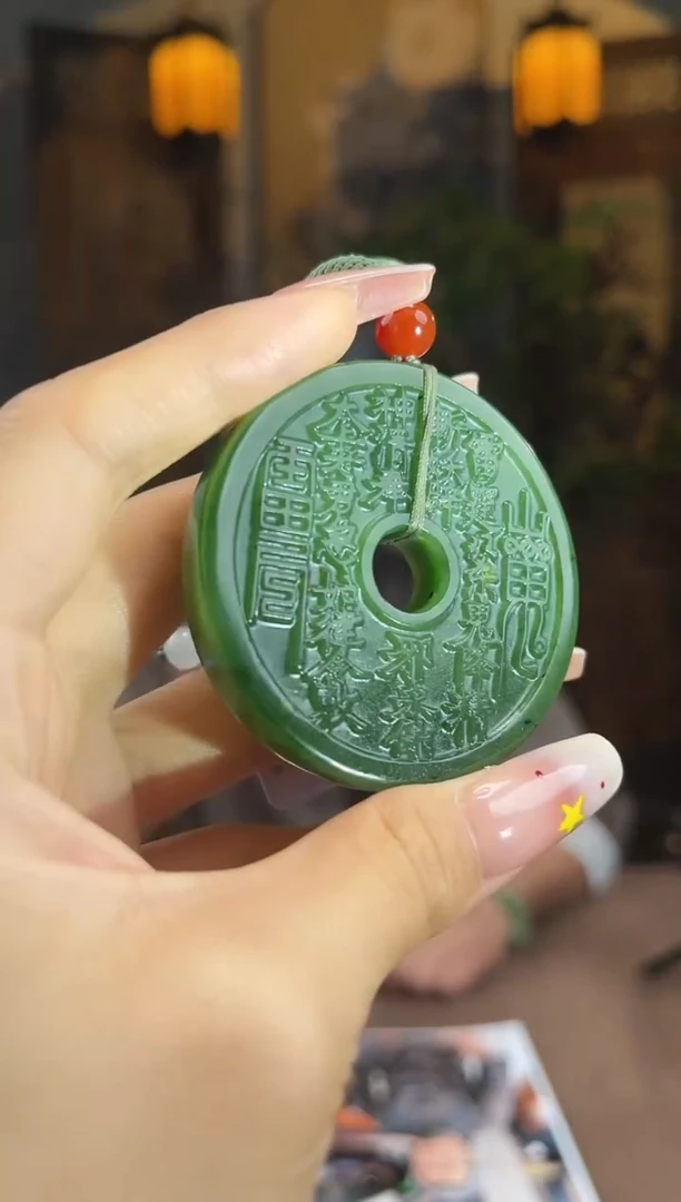 和田玉未镶嵌颈饰S658