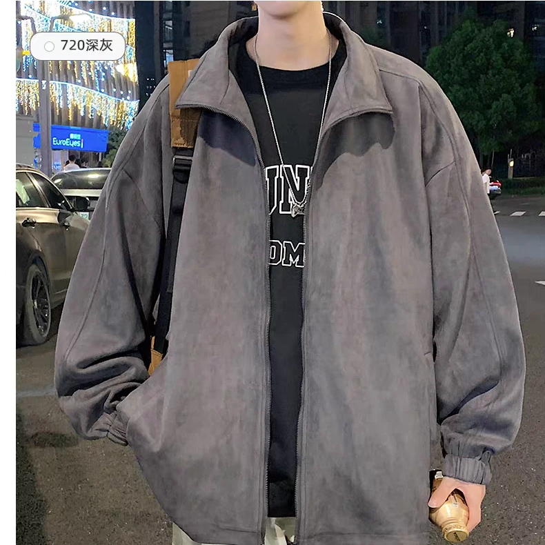 XX007 工装外套男拉链款720潮流百搭休闲痞帅宽松港风ins韩版