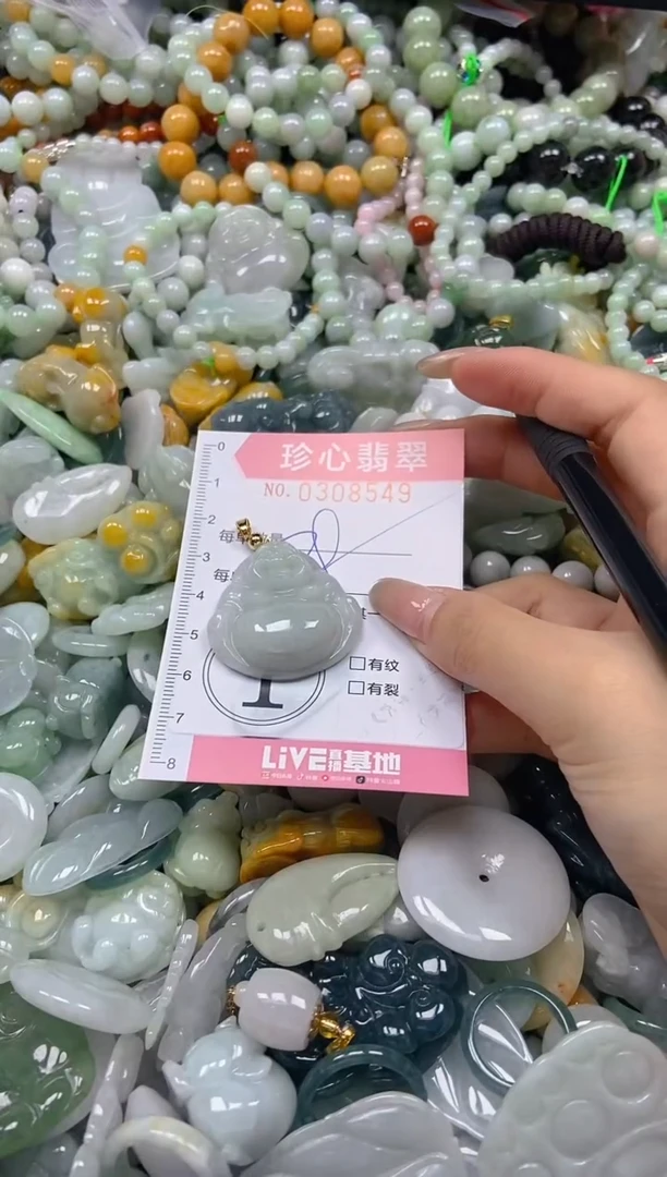 翡翠未镶嵌颈饰闪购0308549