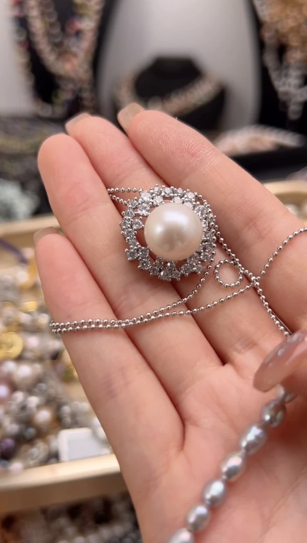 未镶嵌淡水珍珠80吊坠（配项链）