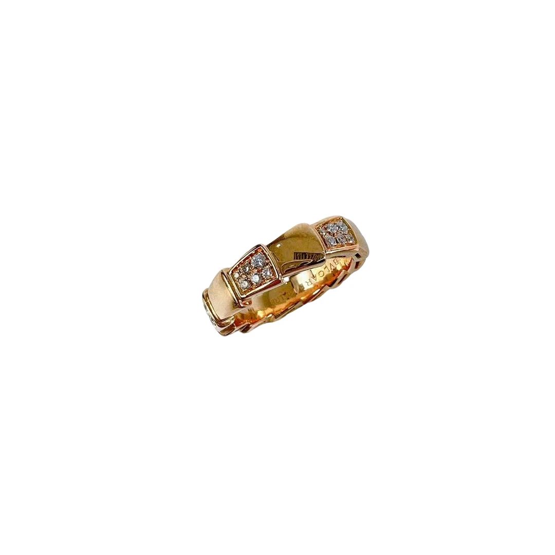 95新 BVLGARI/宝格丽 安洁利严选戒指/0000500
