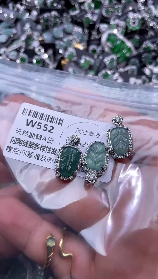 【闪购商品】翡翠颈饰未镶嵌W552多样性发其一