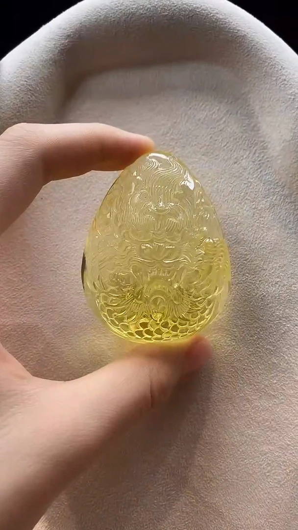 琥珀颈饰未镶嵌吊坠