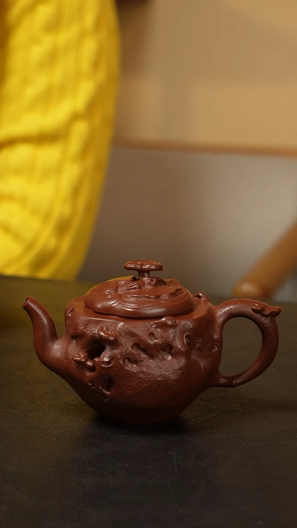 茶壶紫砂小****哈朱泥大红袍紫砂壶