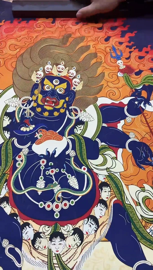 卷轴画精品挂饰 唐卡tk16311