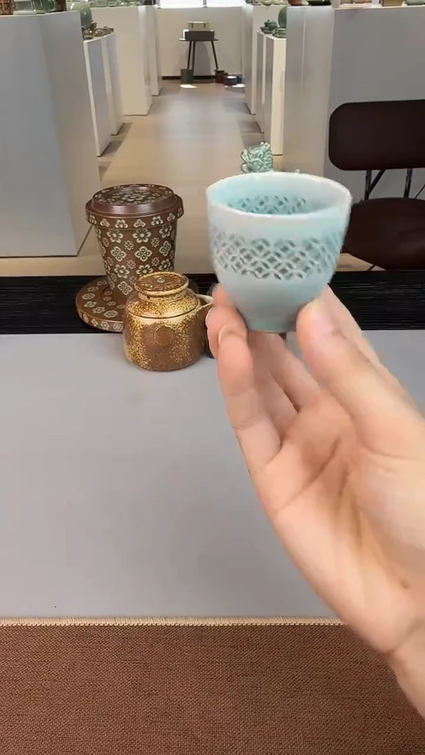 青瓷手工茶器包邮