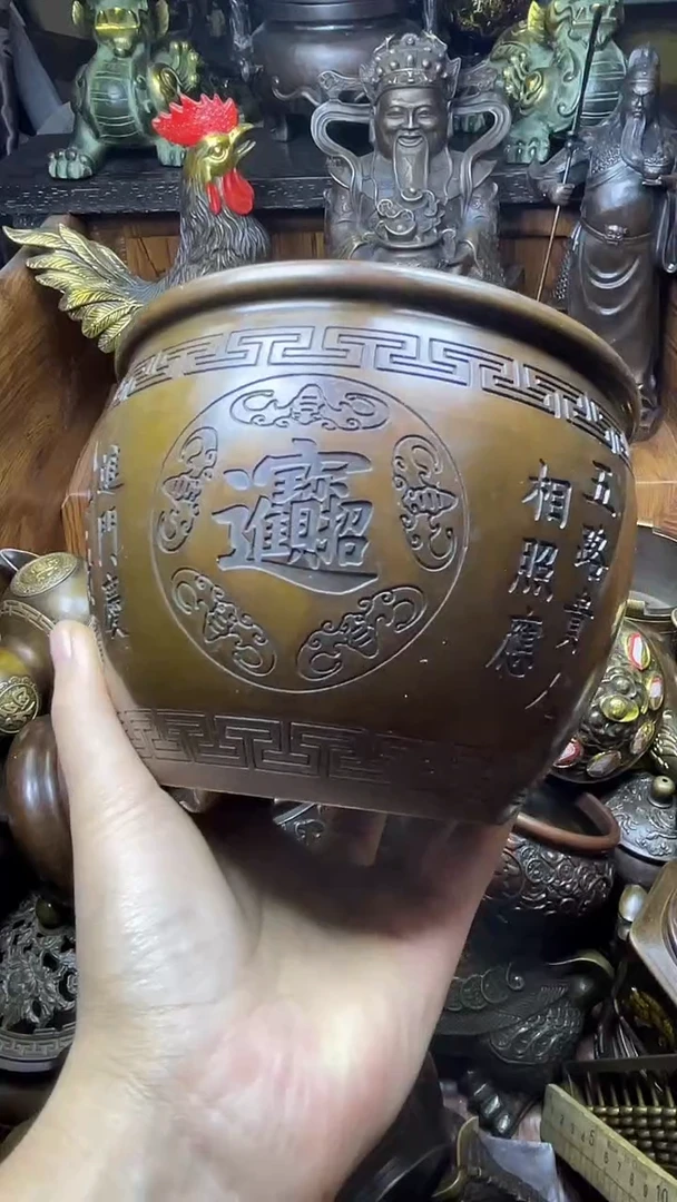 闪购链接，点击下单，有运费险，铜摆件