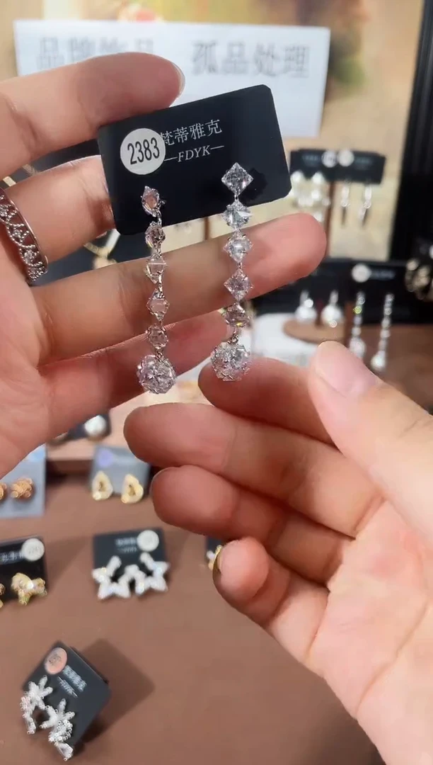 合金925银锆石梵2383