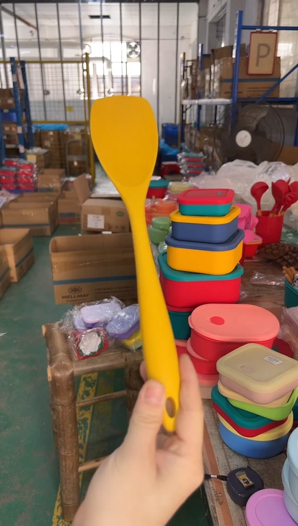 硅胶黄色-全包沙律勺