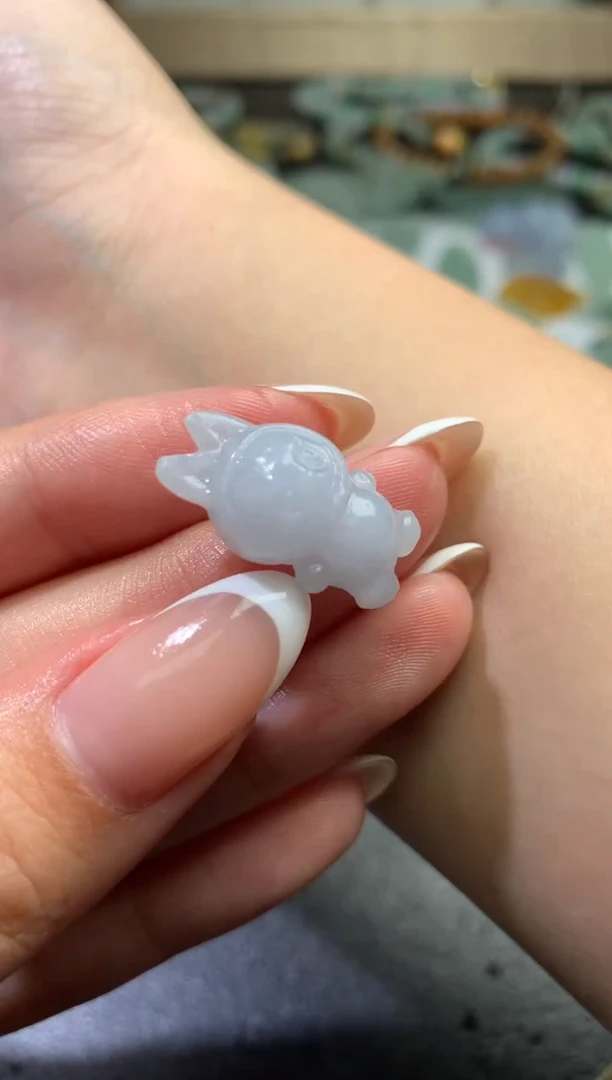 未镶嵌定制翡翠毛货 21.3-11.8-11.3