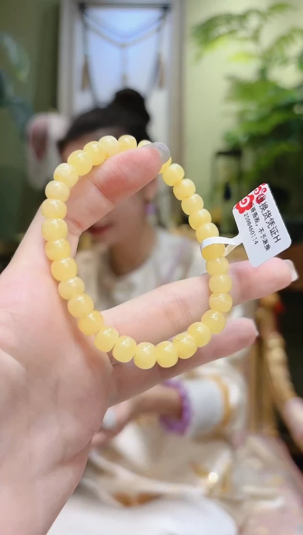 【闪购商品】蜜蜡裸石未镶嵌老型蜜蜡手串H