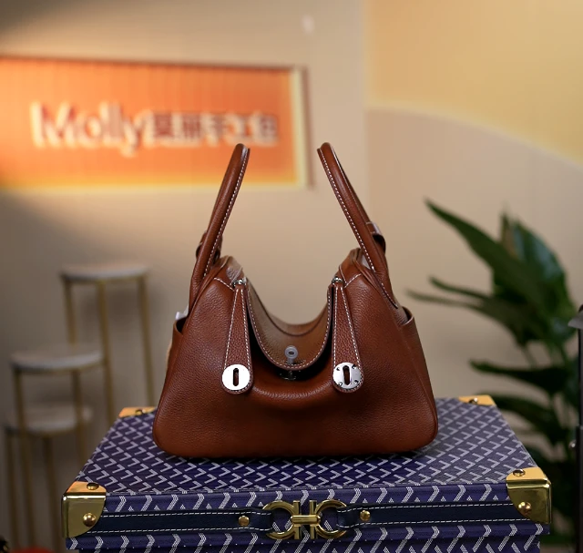 【Molly定制】原创设计头层牛皮大号林迪医生包单肩斜挎女包