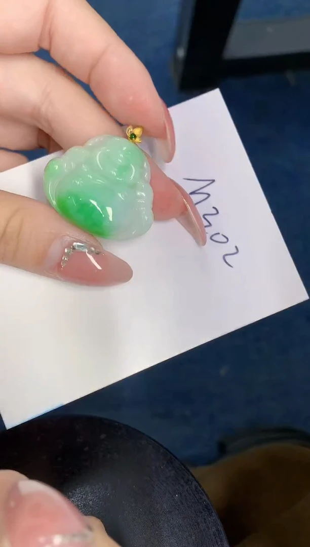 【闪购商品】翡翠颈饰18K金镶嵌000000000