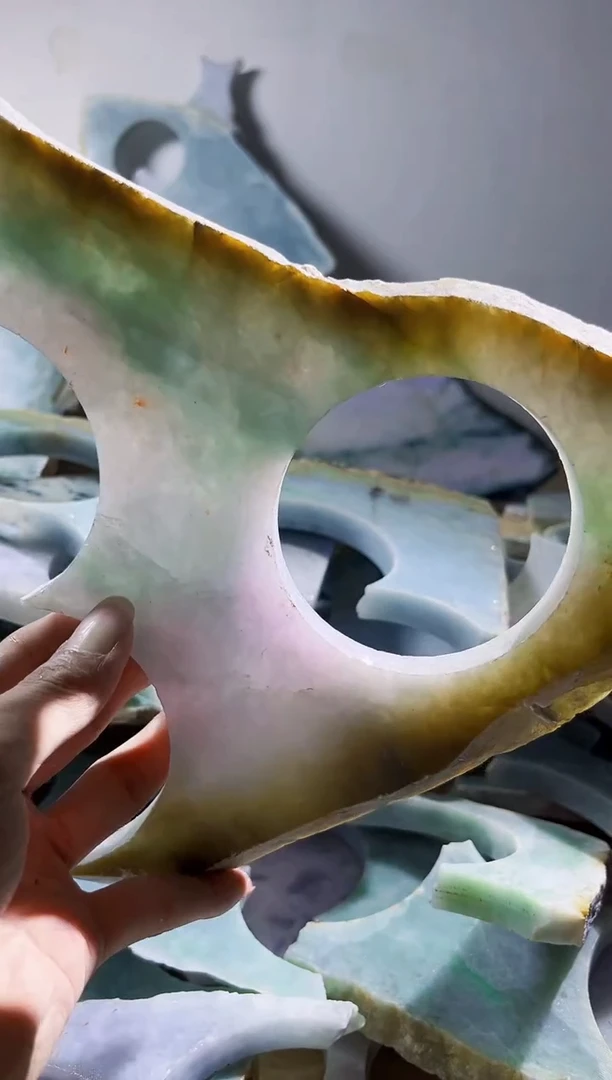 翡翠裸石缅甸翡翠A货陈4