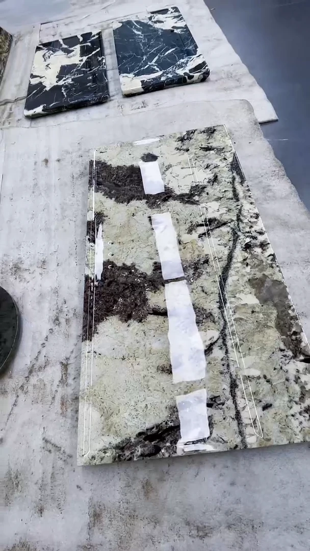 大理石90*45纯天然奢石茶盘