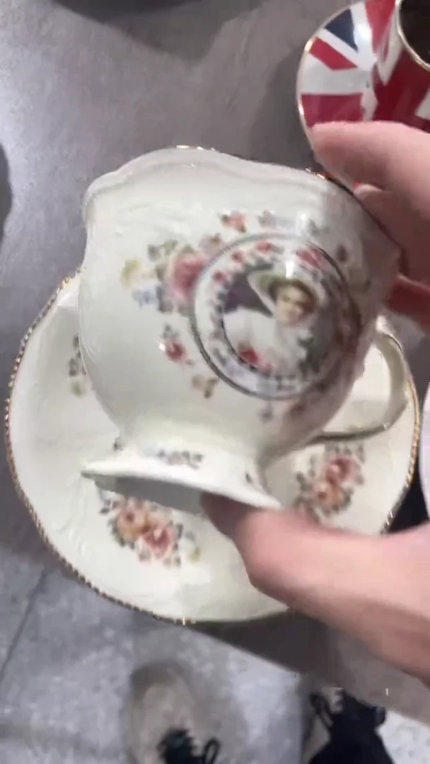 瓷片微瑕骨瓷咖啡杯清仓！！！