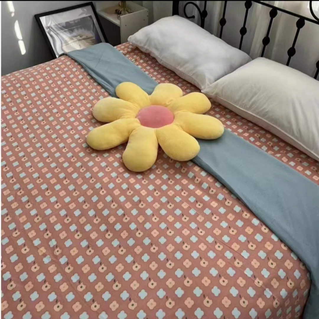 【大满】--2025新款加厚四叶草双人床单被罩多功能双层