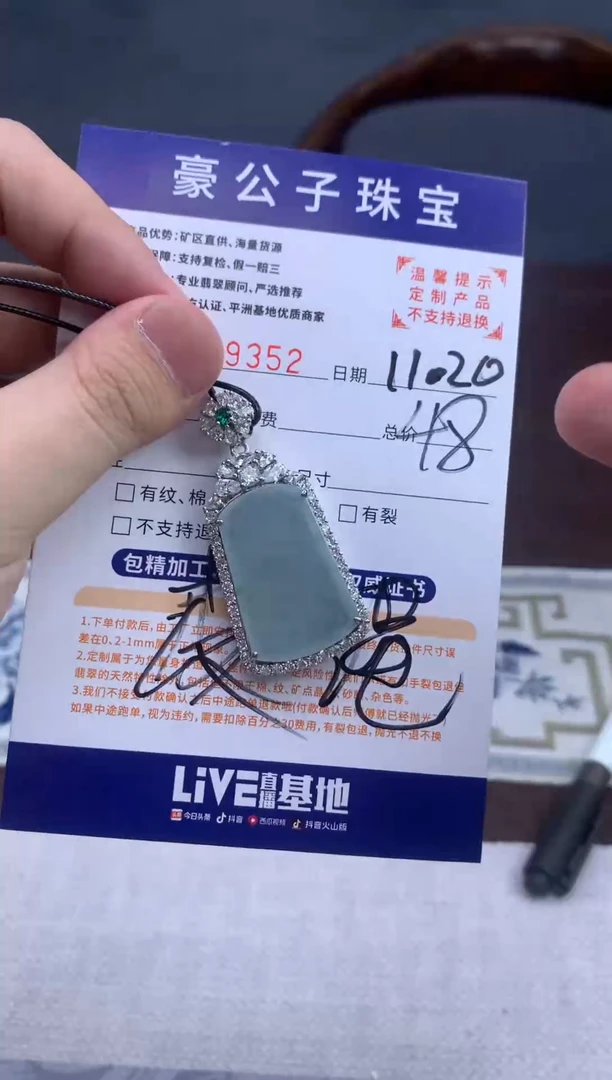 颈饰未镶嵌翡翠49352（多样性发其一）