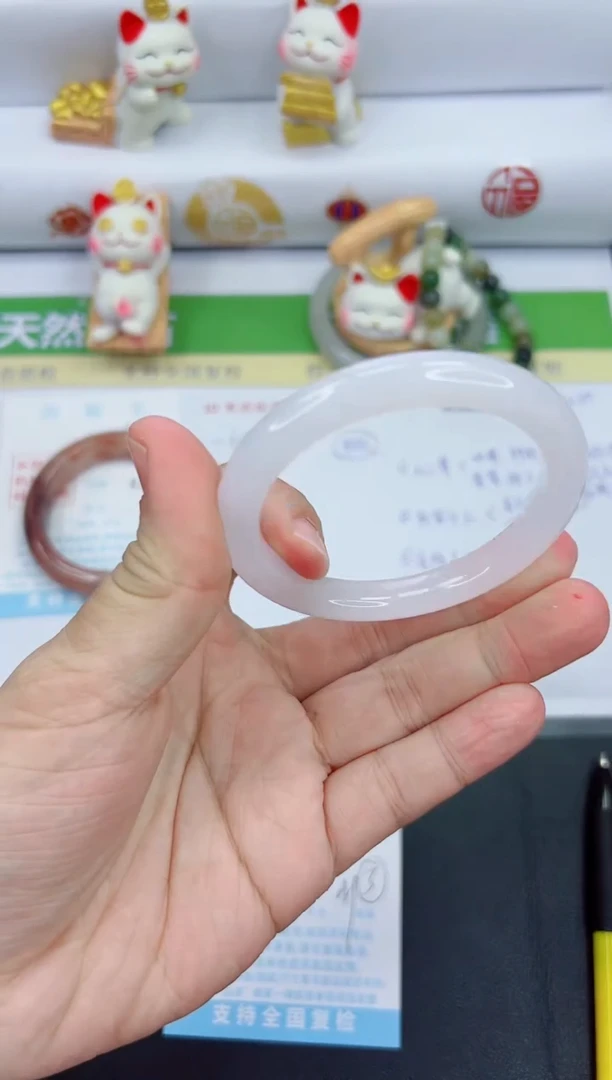 【闪购商品】石英质玉手镯未镶嵌443-53.4