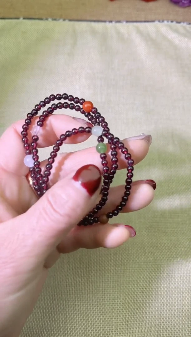 【闪购商品】石榴石手链未镶嵌多样性发拍一发一