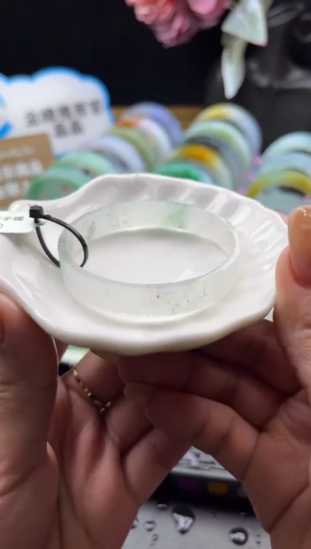 未镶嵌手镯定制翡翠50-51「定制不退不换」