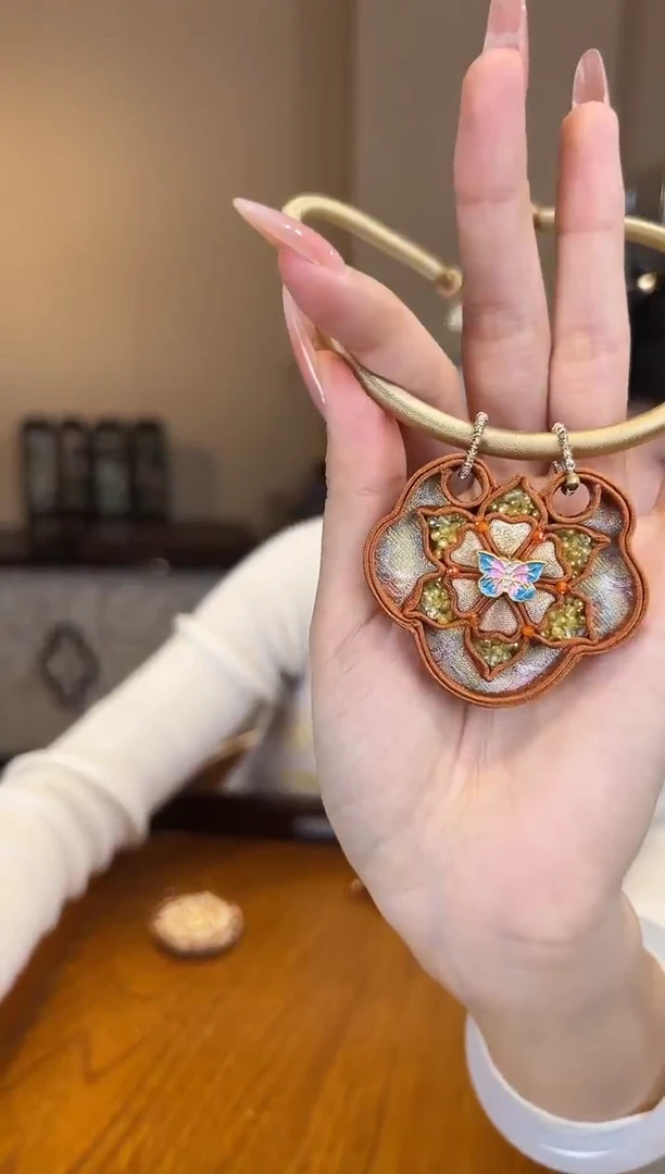 刺绣苏绣世家非遗手工（胸针）