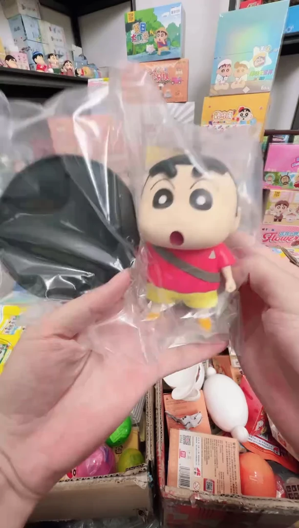 搪胶日谷正版蜡笔小新春日部舞者小新大手办