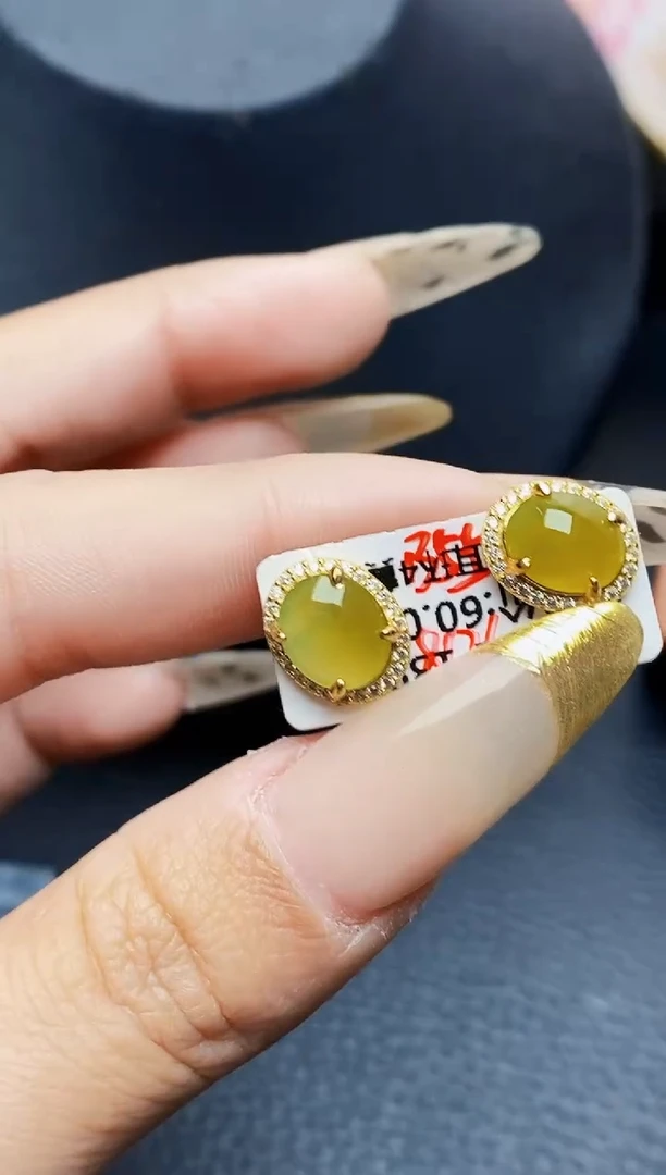 银S925镶嵌戒指翡翠3158