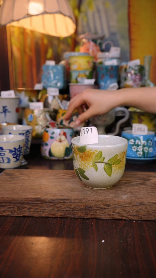 摆件泥垚手作 景德镇手工手绘器物