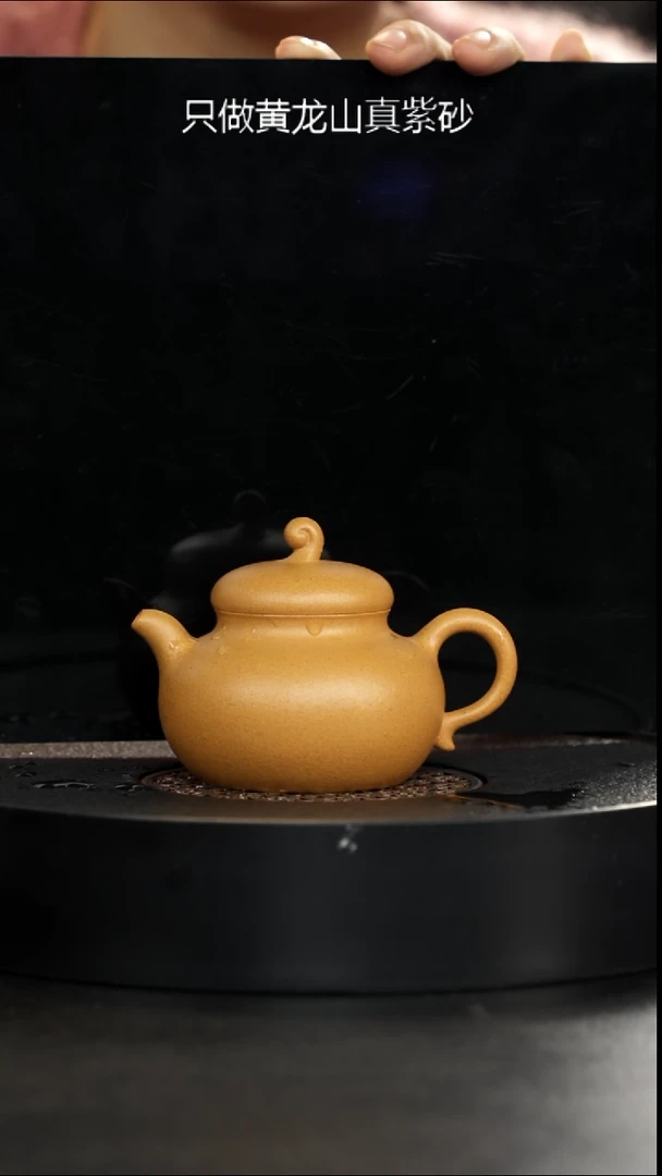 茶壶紫砂精挑24目满砂陶都路红降坡葫芦150cc