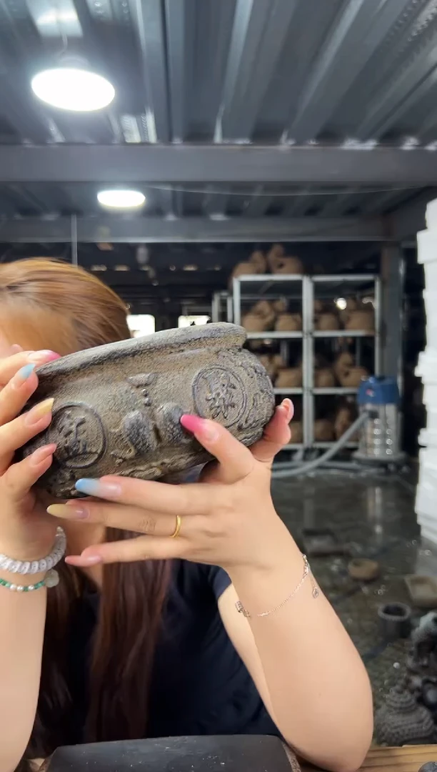 陶土【火山泥】聚宝盆