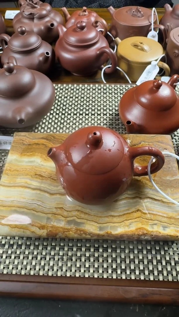 茶壶紫砂宜兴原矿紫砂壶精工半手红泥西施120cc