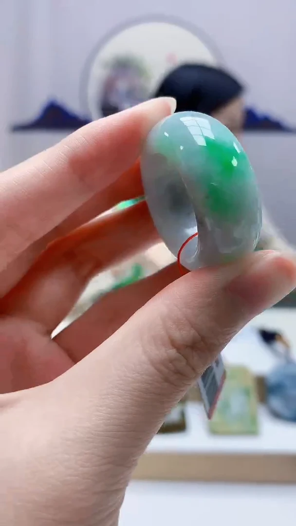 未镶嵌定制翡翠4852zm-毛货挂件扳指86