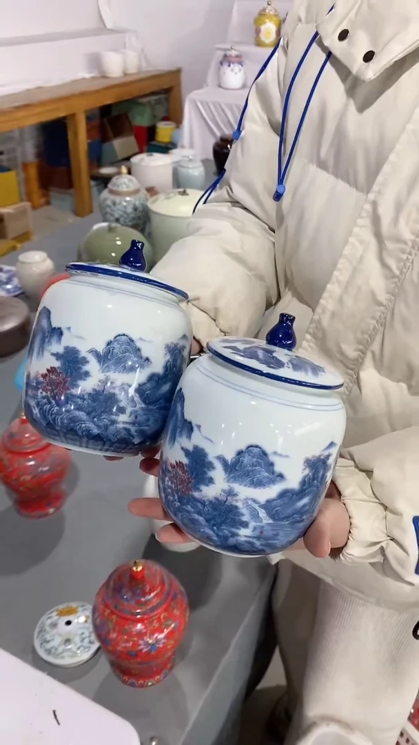 【闪购商品】罐陶瓷茶叶罐密封罐等