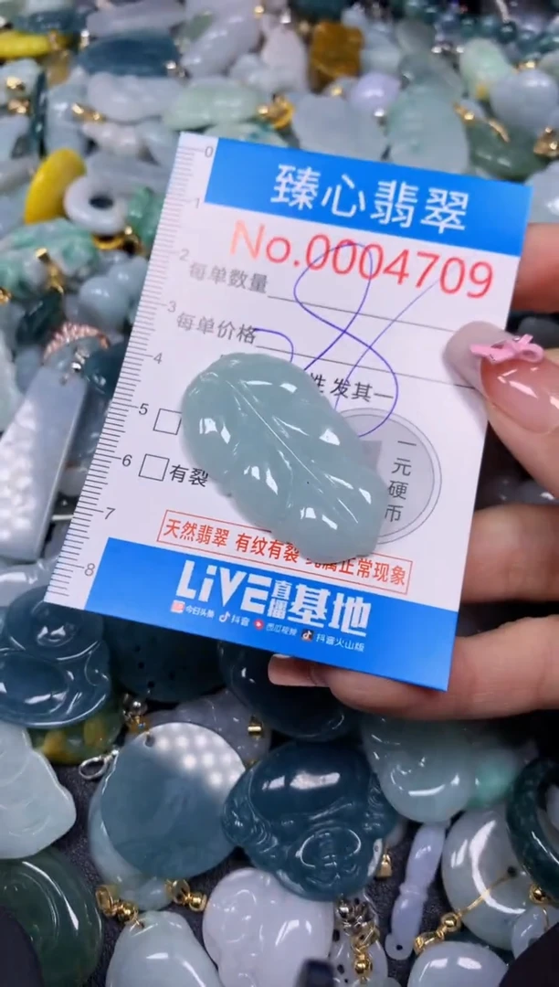 【闪购商品】翡翠颈饰未镶嵌含绳0004709