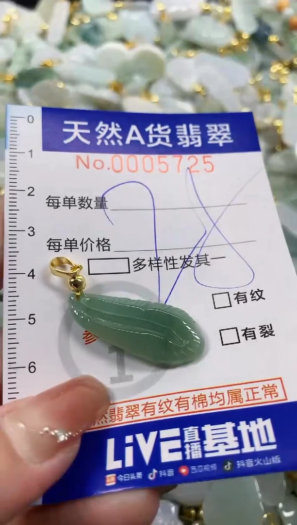 颈饰未镶嵌翡翠天然A货翡翠
