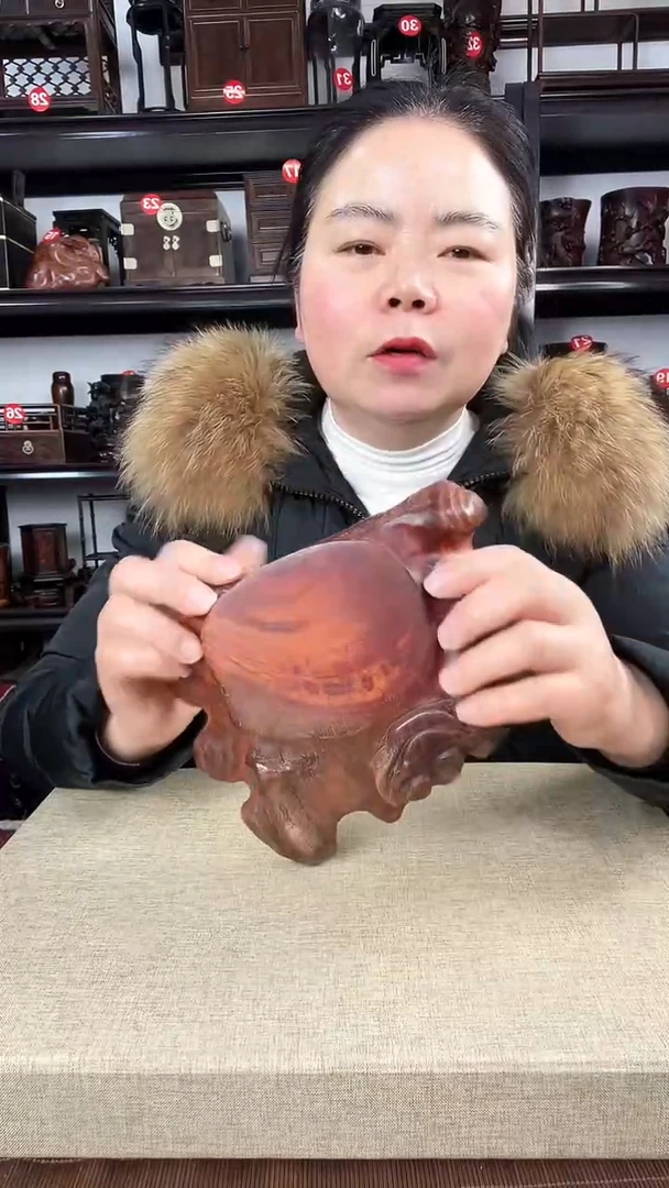 【闪购商品】木494瑕疵老李红木工艺品