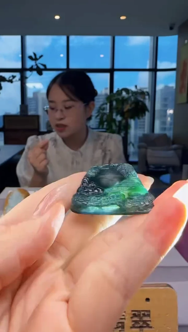 颈饰未镶嵌翡翠任*花YJ@@