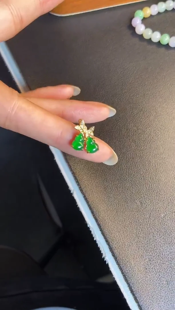 吊坠(不含链)银S925镶嵌翡翠1