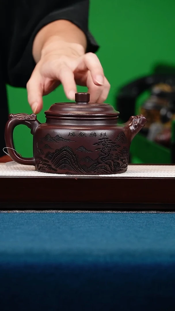 茶壶紫砂古乌泥龙嘴德钟
