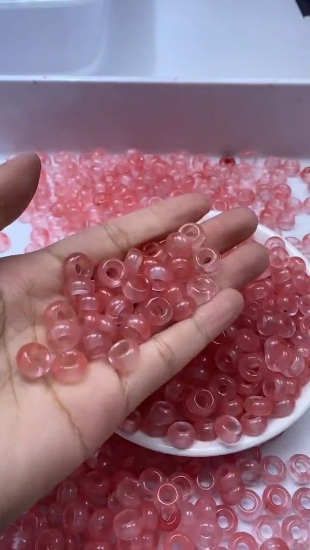 颈饰未镶嵌水晶W2971-西瓜晶甜甜圈9mm*10颗