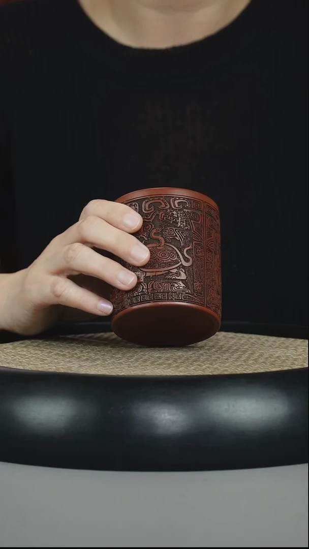 茶壶紫砂鸡血大红袍 闻香杯