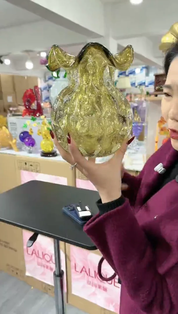 【闪购商品】琉璃椿野花器-qw-早33