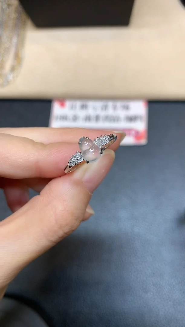 【闪购商品】翡翠戒指18K金镶嵌【无鉴赏期